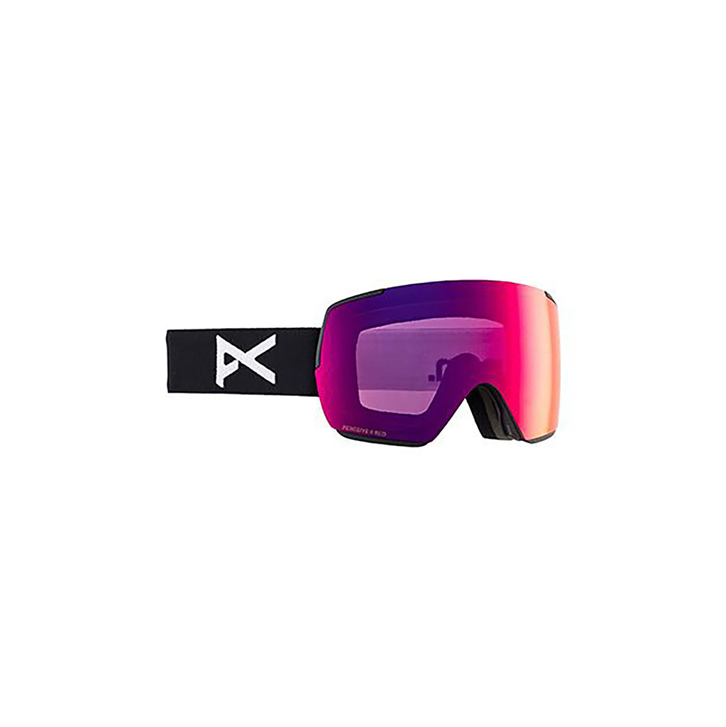 En Skibrille, M5S + MFI i farven sort /Perceive Sunny rød