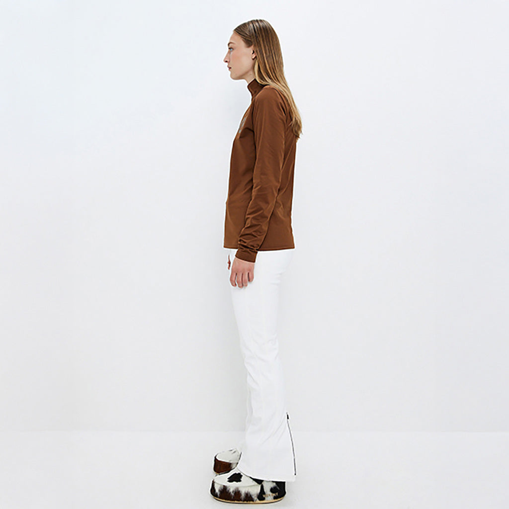 Fairlee Sweat Midlayer i farven Cashmere brun set fra venstre side