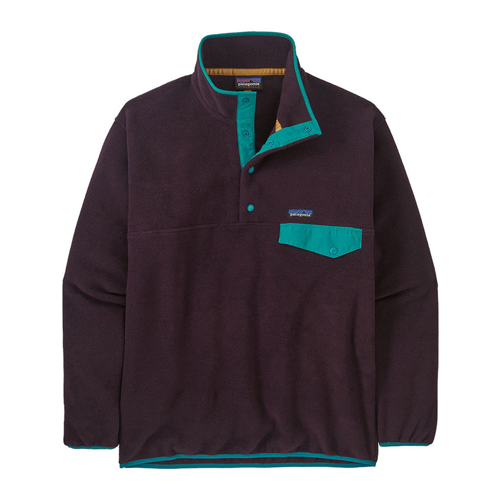 En Fleece, Synch Snap-T P/O i farven Obsidian Plum
