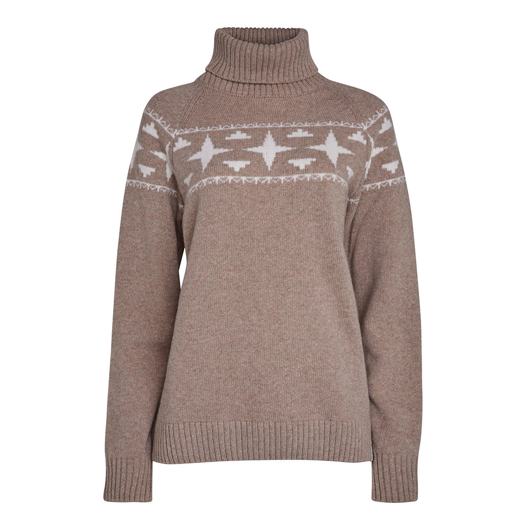Sage Wool Rollneck Sweat - Sweatshirt