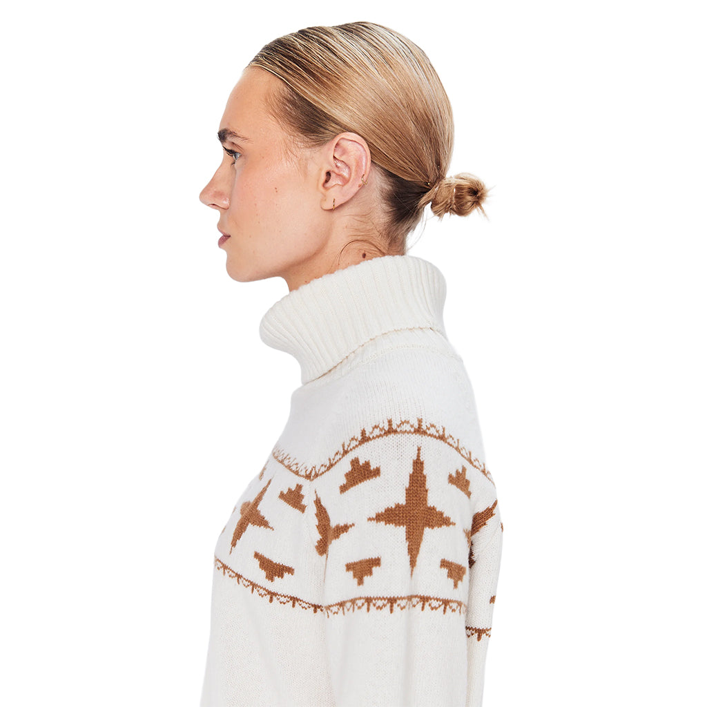 Sage Wool Rollneck Sweat - Sweatshirt