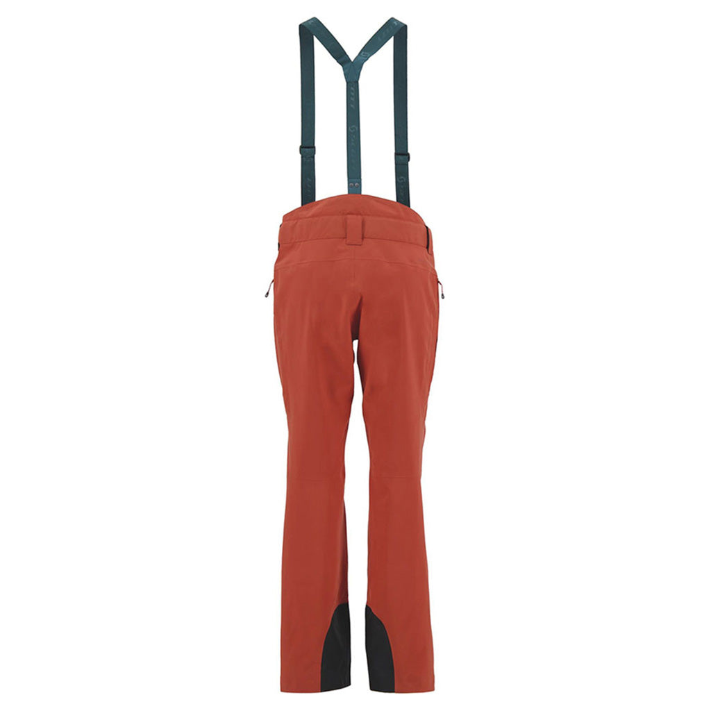 Explorair 3L Skibukser i farven Earth rød set bagfra