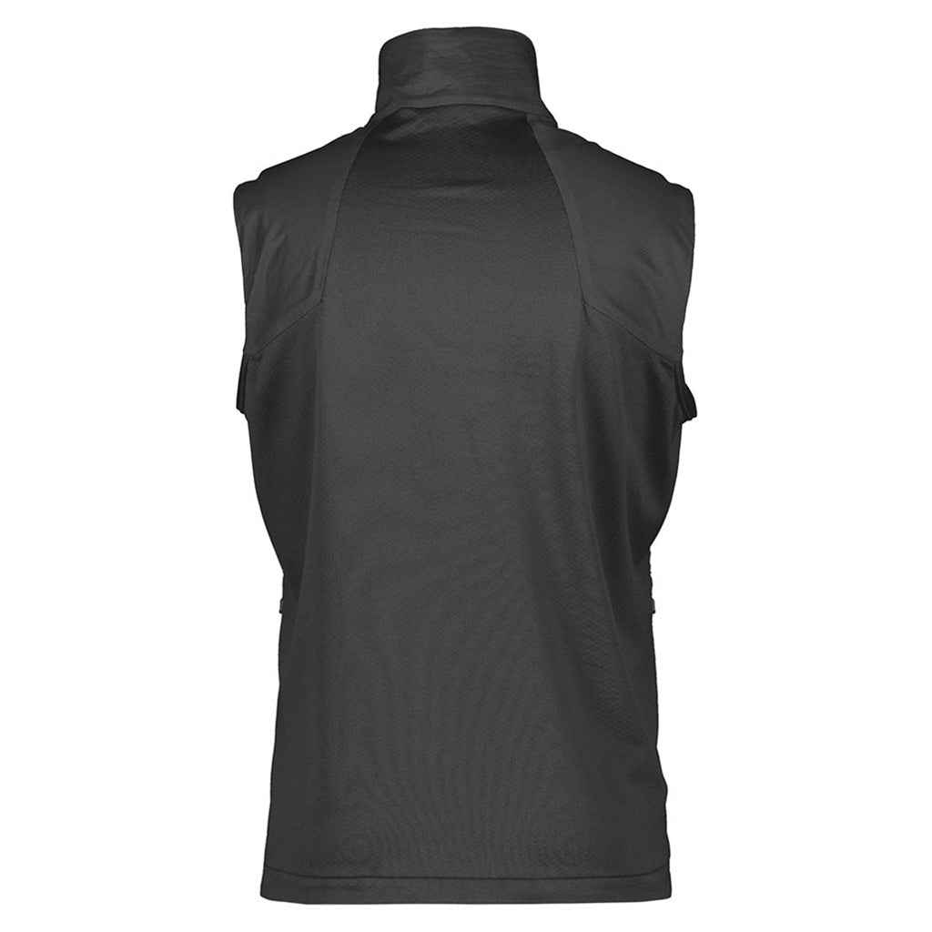 Vest Explorair Alpha Midlayer i farven sort set bagfra
