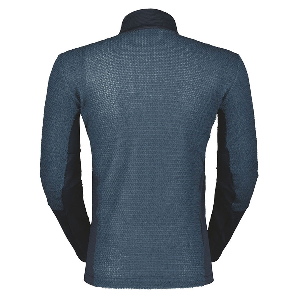 Jacket Explorair Alpha Raw Midlayer i farven Dark blå set bagfra