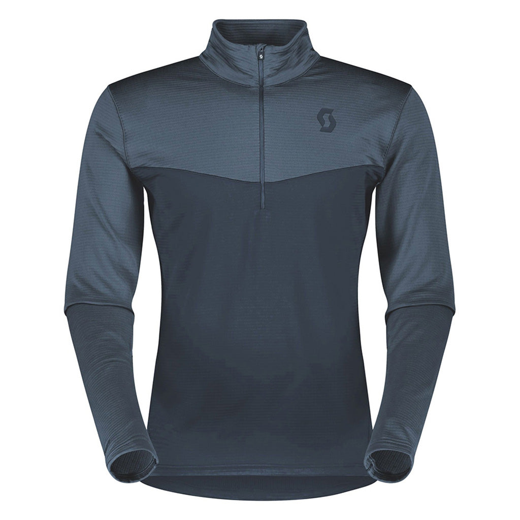 Defined Light Midlayer i farven Metal blå