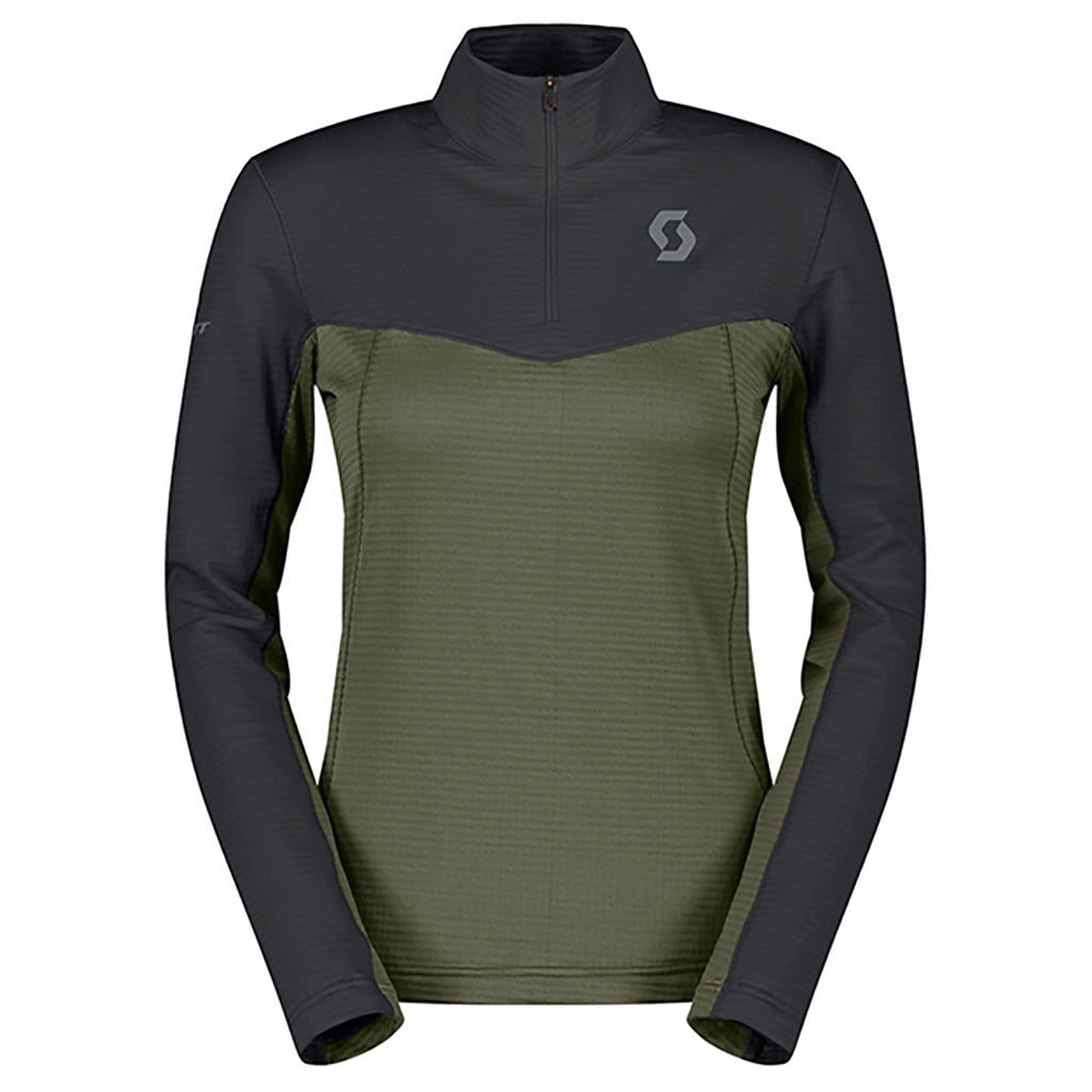 Defined Light Pullover Midlayer i farven sort/grøn