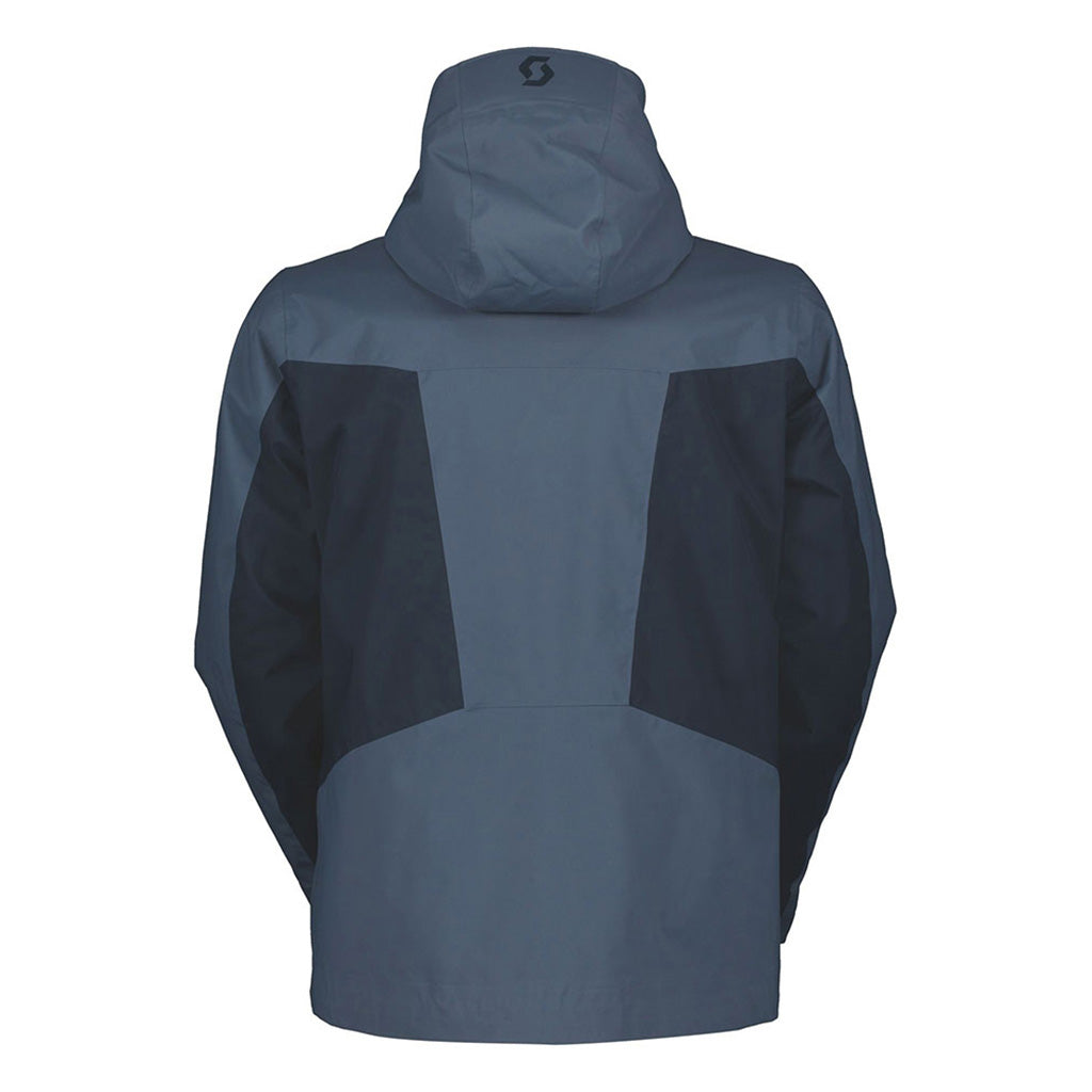 En Skijakke, Ultimate Drx i farven Metal blå/Dark blå set bagfra