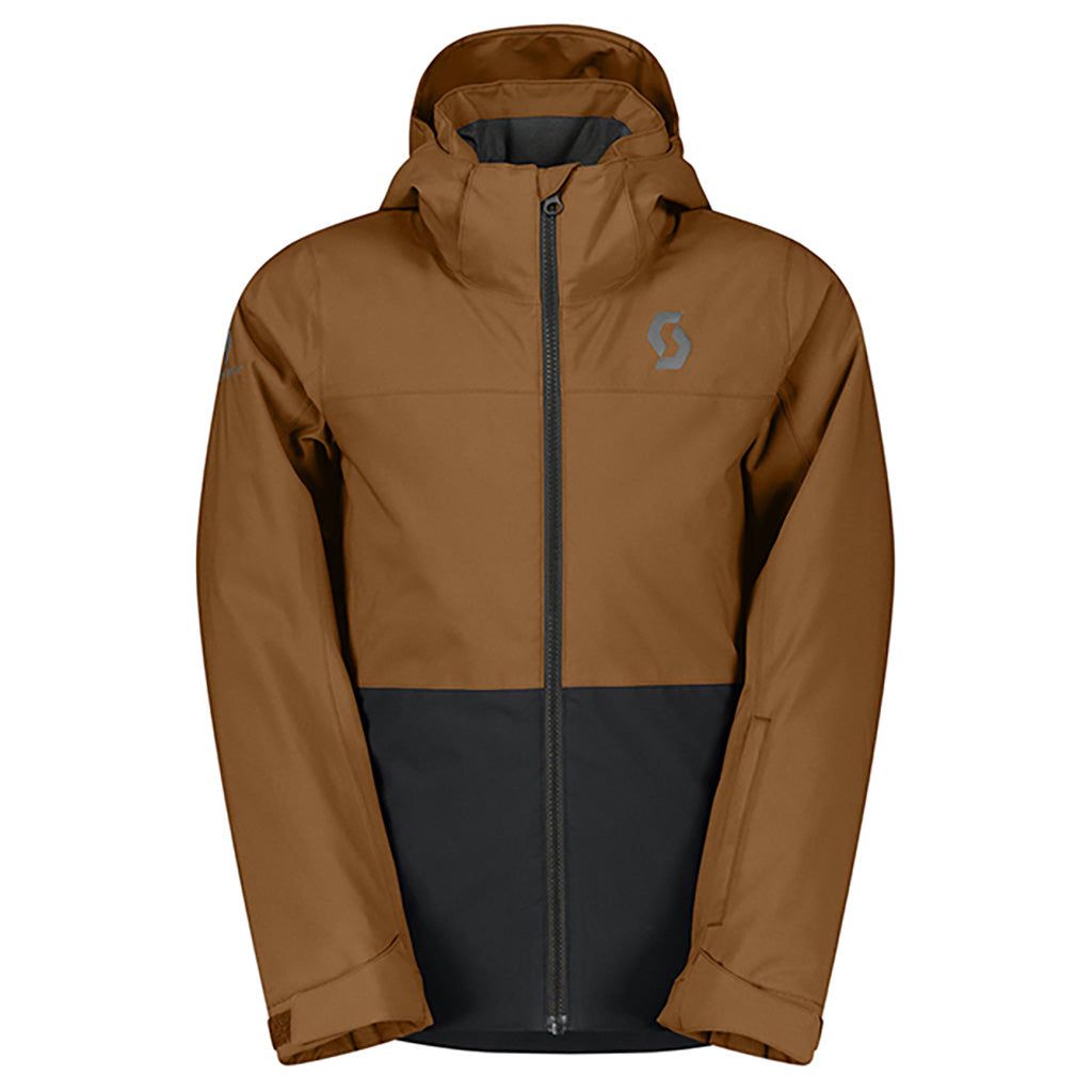 En Skijakke, Ultimate Dryo 10 i farven Bread brun/sort set forfra