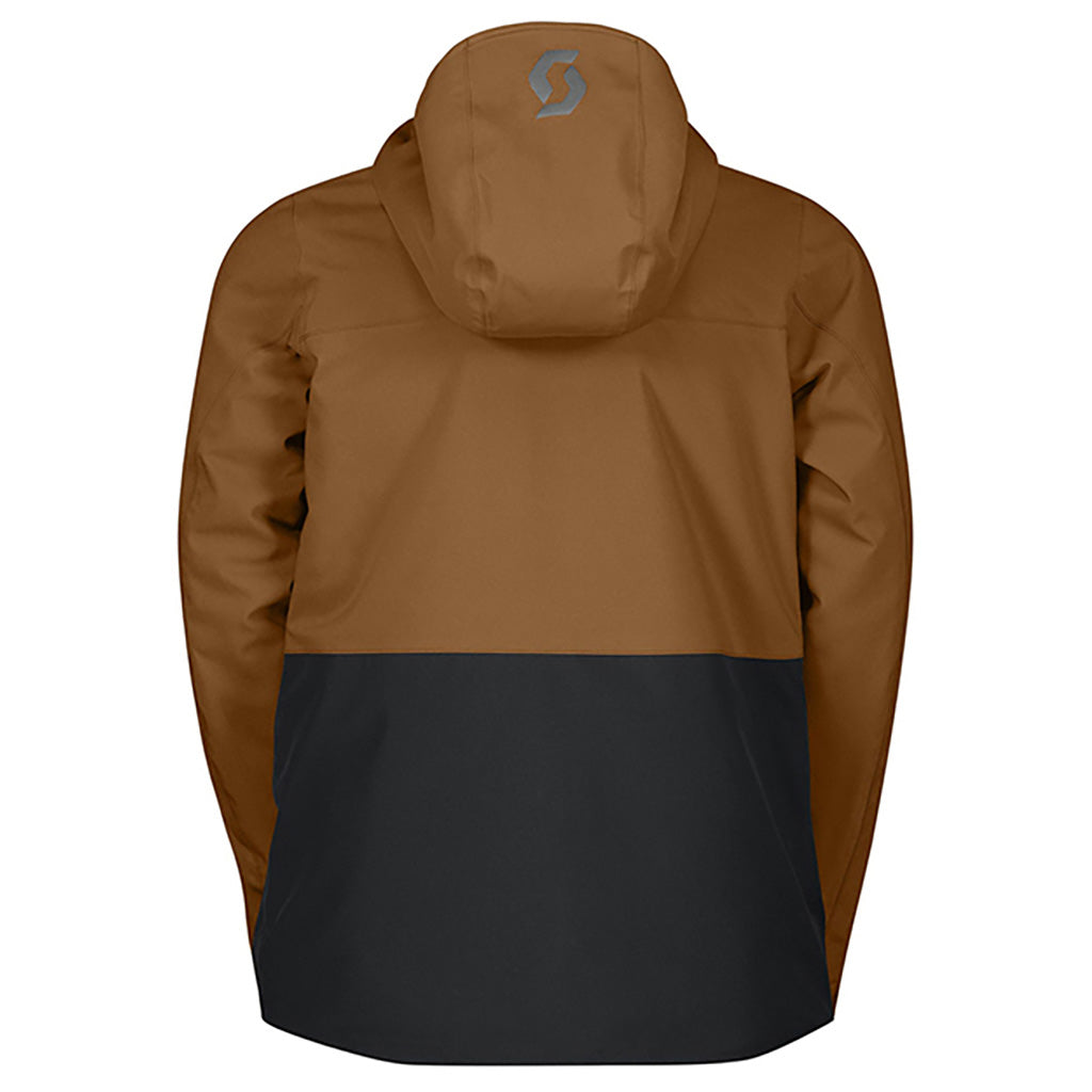 En Skijakke, Ultimate Dryo 10 i farven Bread brun/sort set bagfra