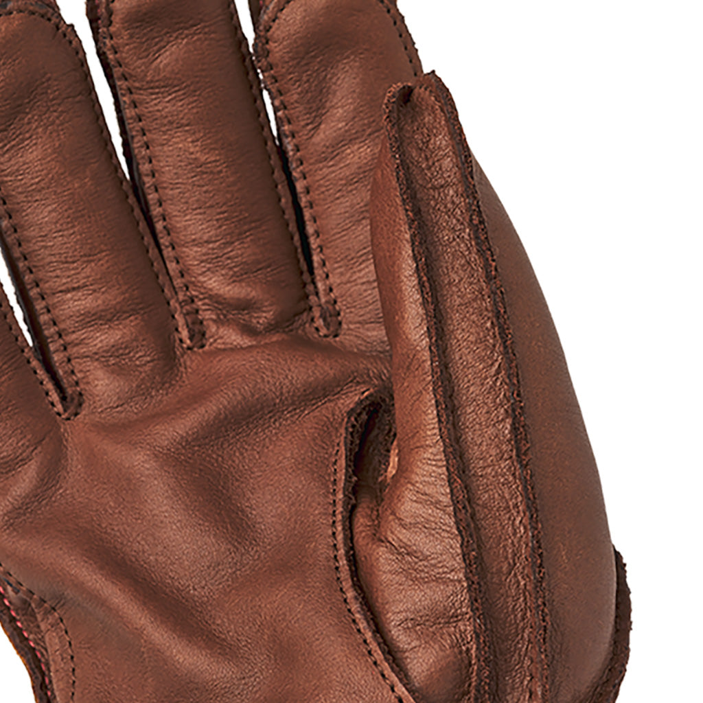 Wakayama 5 finger Handsker i farven Cork / brun nærbillede