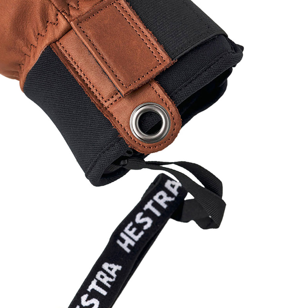 Fall Line 5 finger Handsker i farven brun / brun detalje af syninger