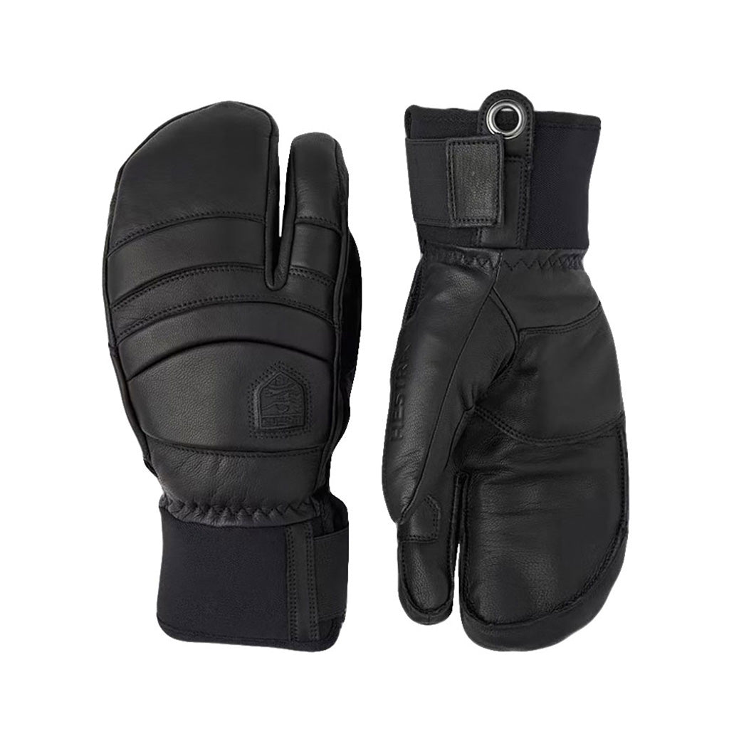 Fall Line 3 finger Handsker i farven sort / sort