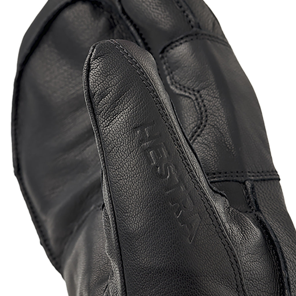 Fall Line 3 finger Handsker i farven sort / sort detalje