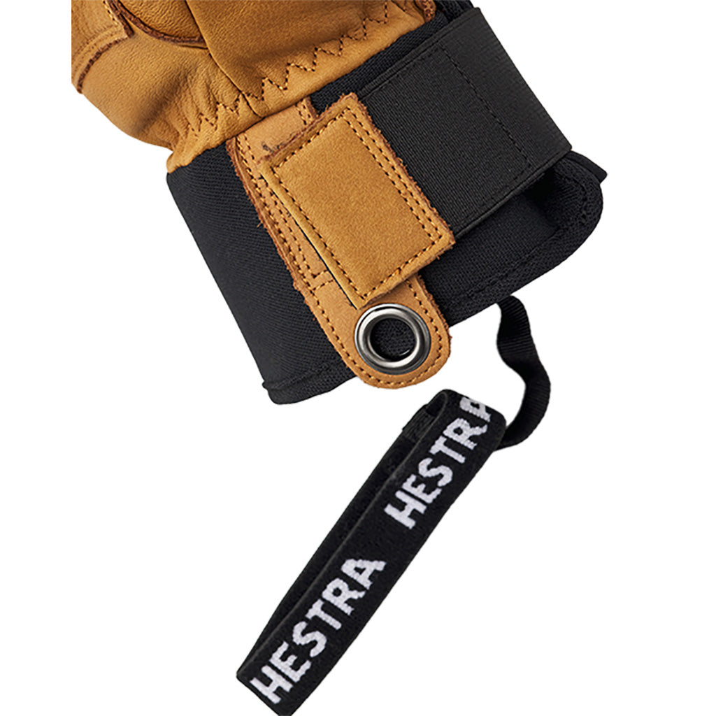 Fall Line 3 finger Handsker i farven Cork / Cork nærbillede