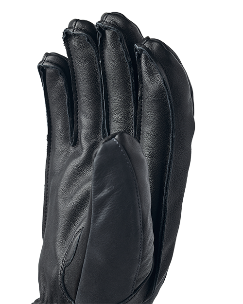 Army Leather Wool Terry 5 finger - Handsker