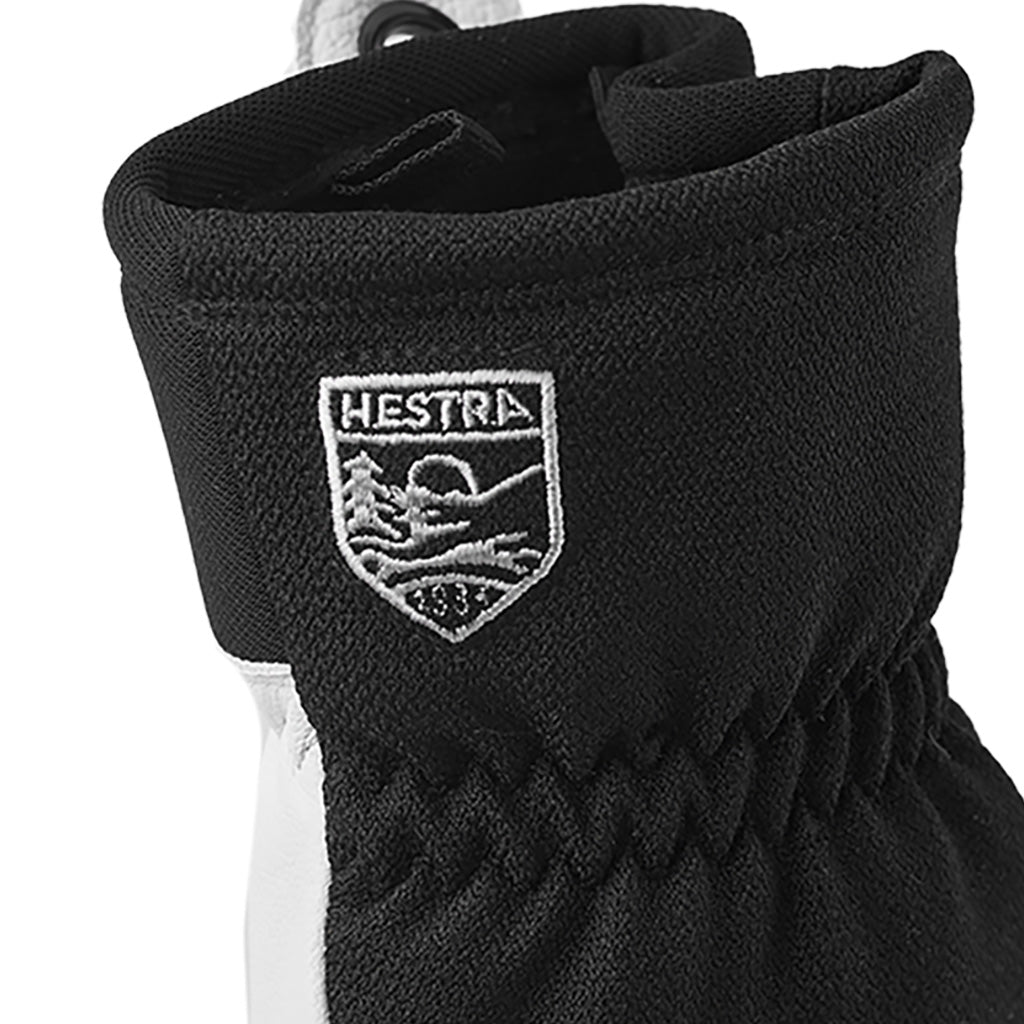 Couloir 5 Finger Handsker i farven sort / Offhvid detalje