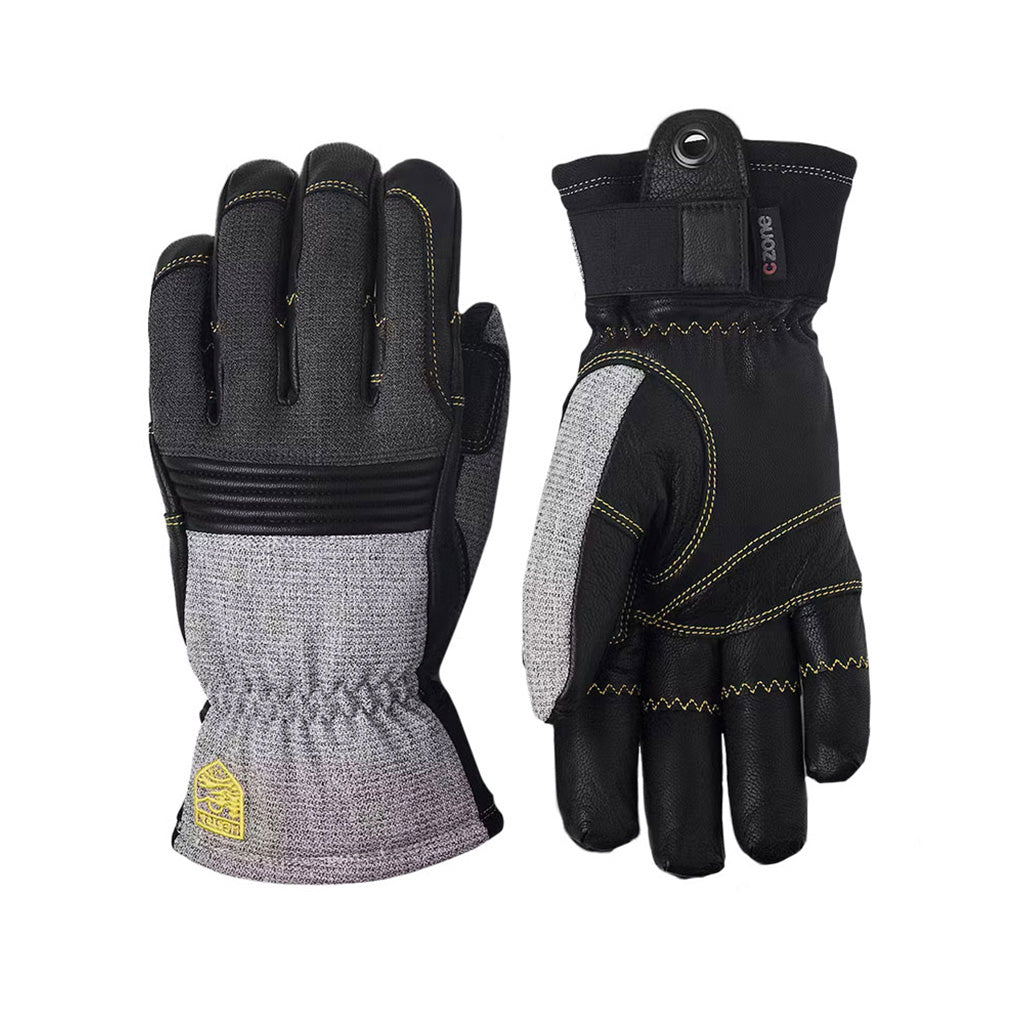 Couloir 5 Finger Handsker i farven Light grå / sort