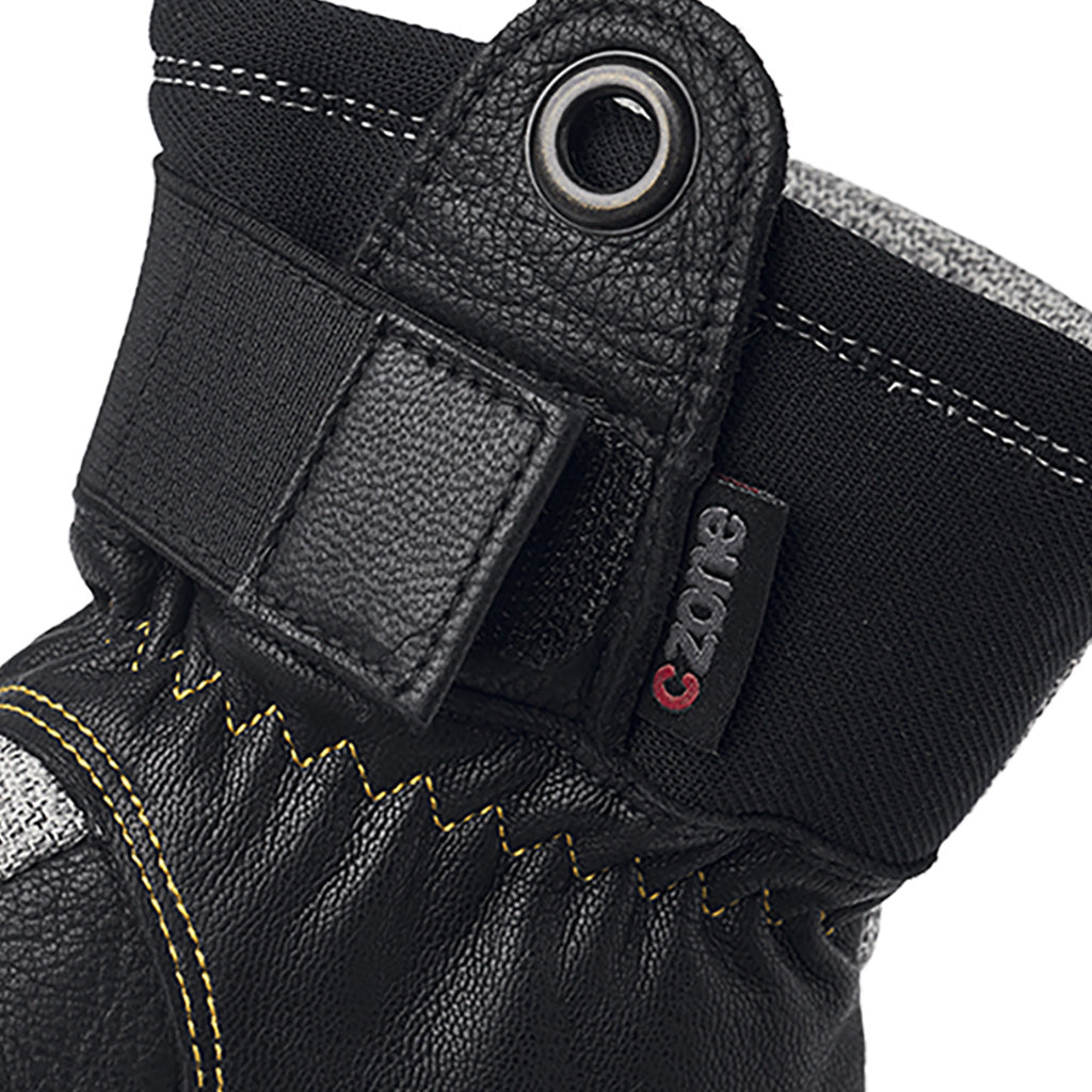 Couloir 5 Finger Handsker i farven Light grå / sort detalje