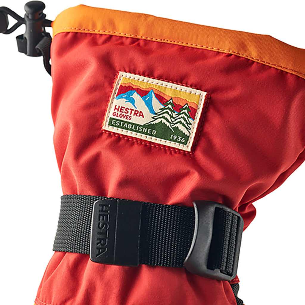 Gauntlet Sr. Luffer i farven Orange / Light rød nærbillede