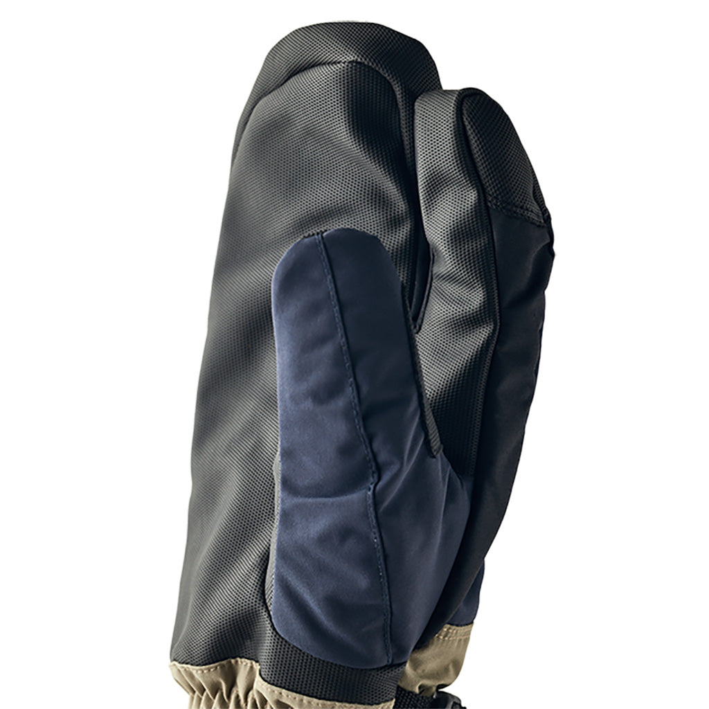 Gauntlet Sr. 3 finger Handsker i farven Dark Navy / Beige set fra siden