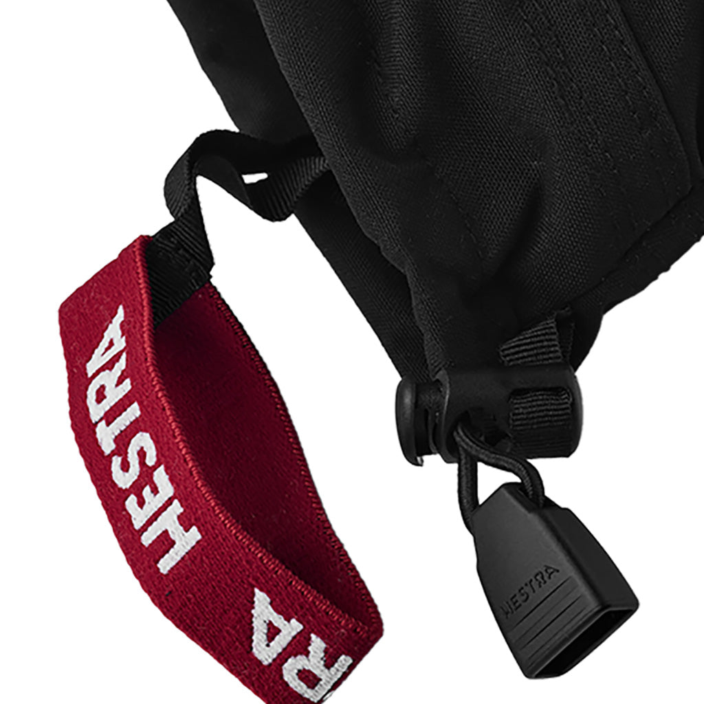 Heli Ski Luffer i farven Sort detalje