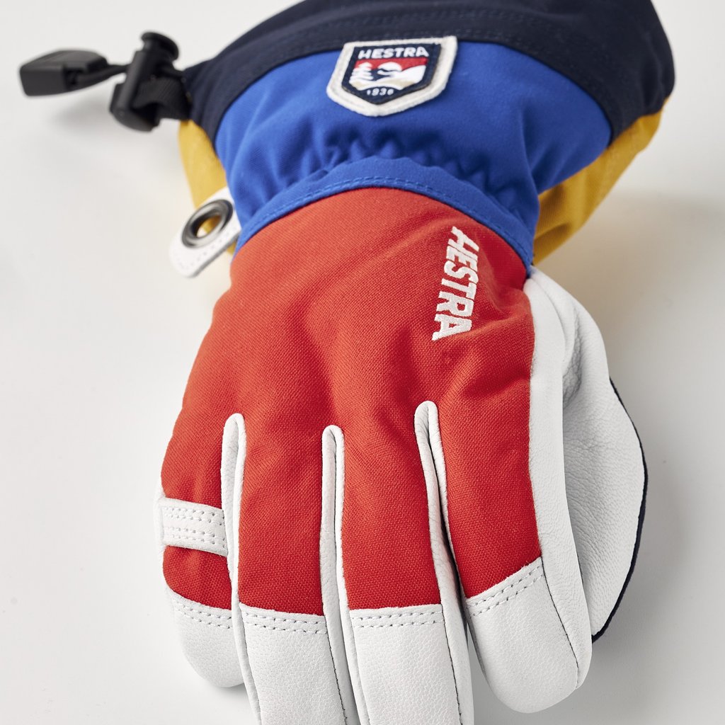 Army Leather Heli Ski 5 Finger - Handske