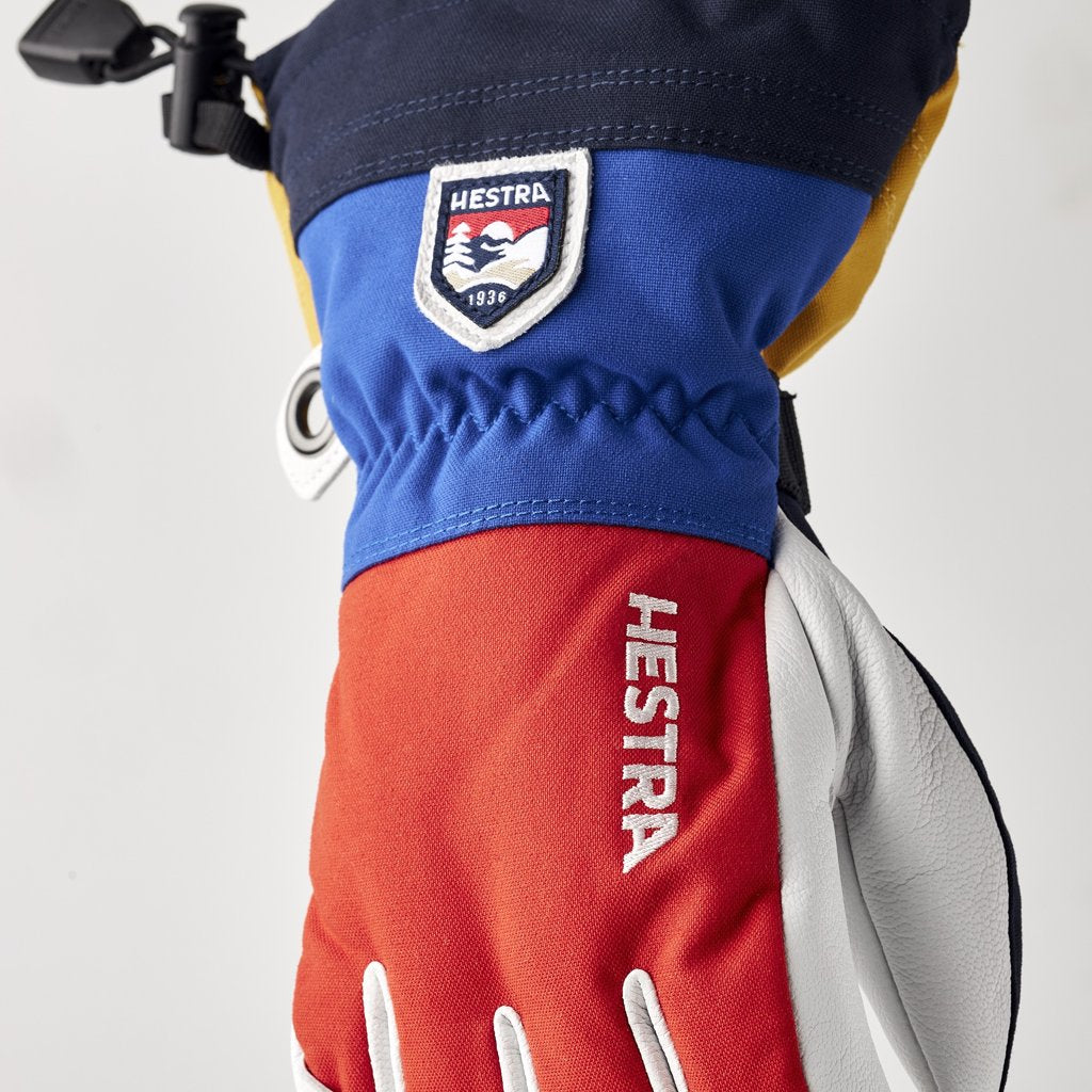 Army Leather Heli Ski 5 Finger - Handske