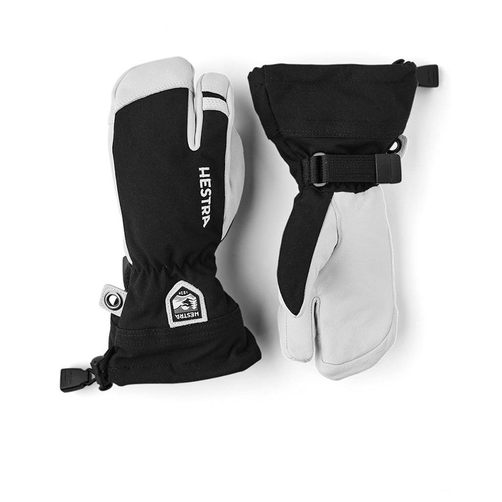 Army Leather Heli Ski Jr 3 Finger Handsker i farven