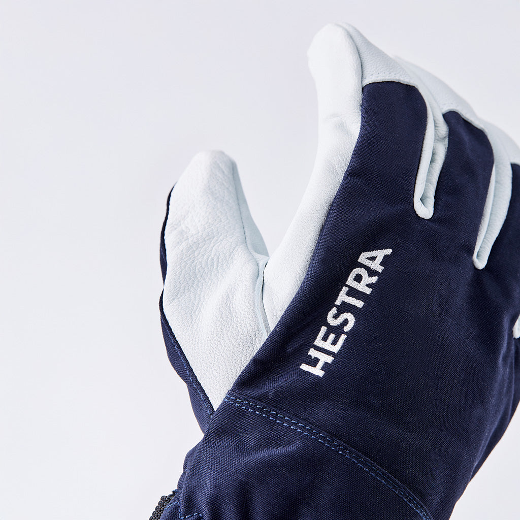 Army Leather Heli Ski 5 Finger - Handske