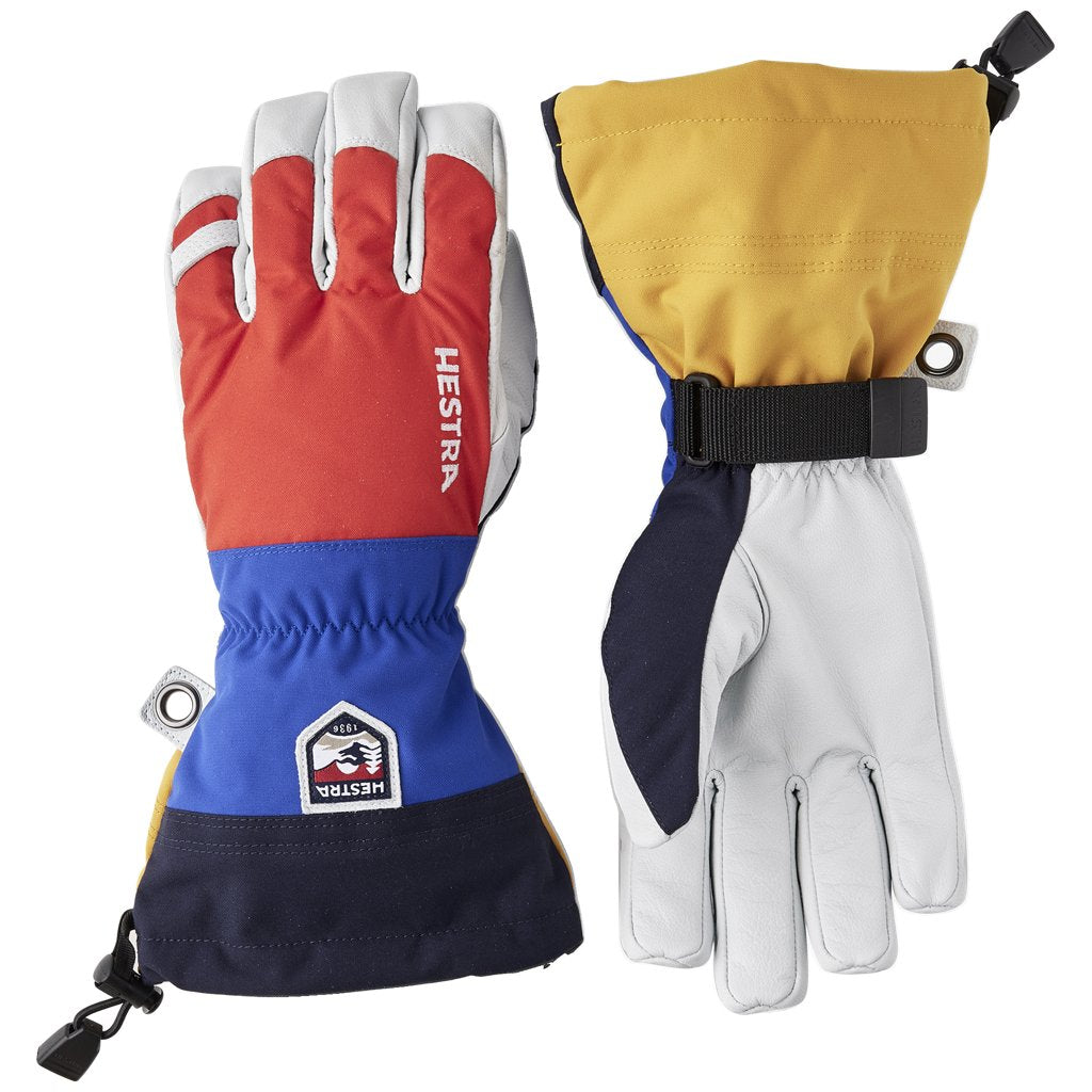 Army Leather Heli Ski 5 Finger - Handske