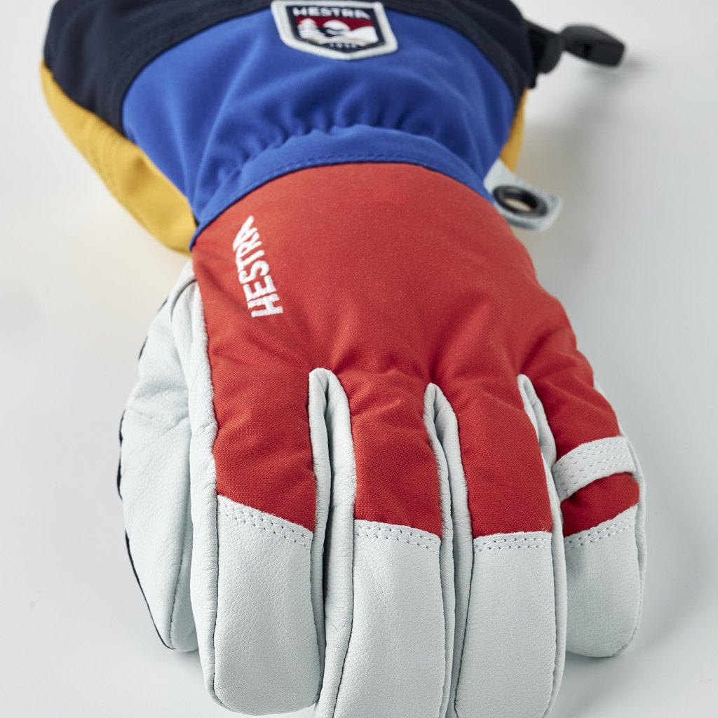 Army Leather Heli Ski 5 Finger - Handske