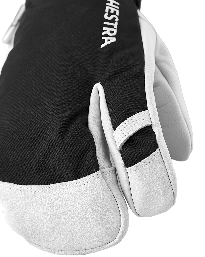 Army Leather Heli Ski 3 Finger - Handsker