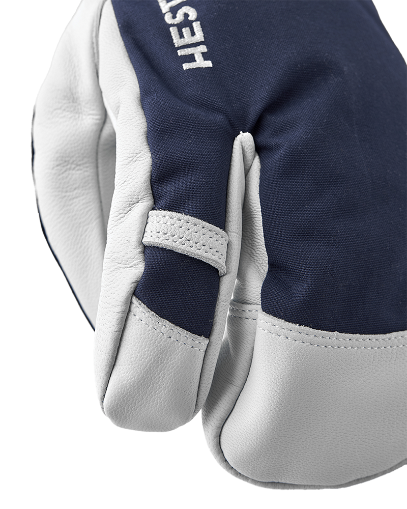 Army Leather Heli Ski 3 Finger - Handsker