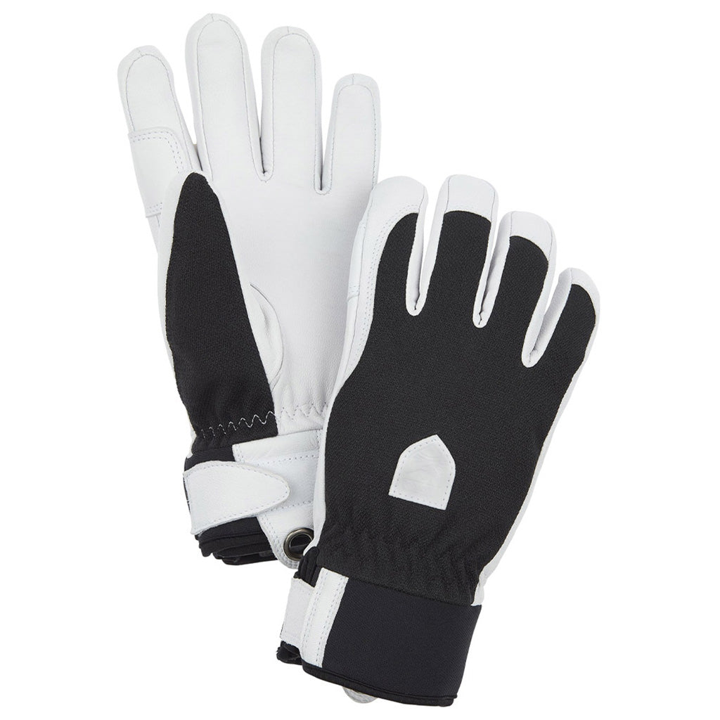 Army Leather Patrol 5 finger Handsker i farven Svart