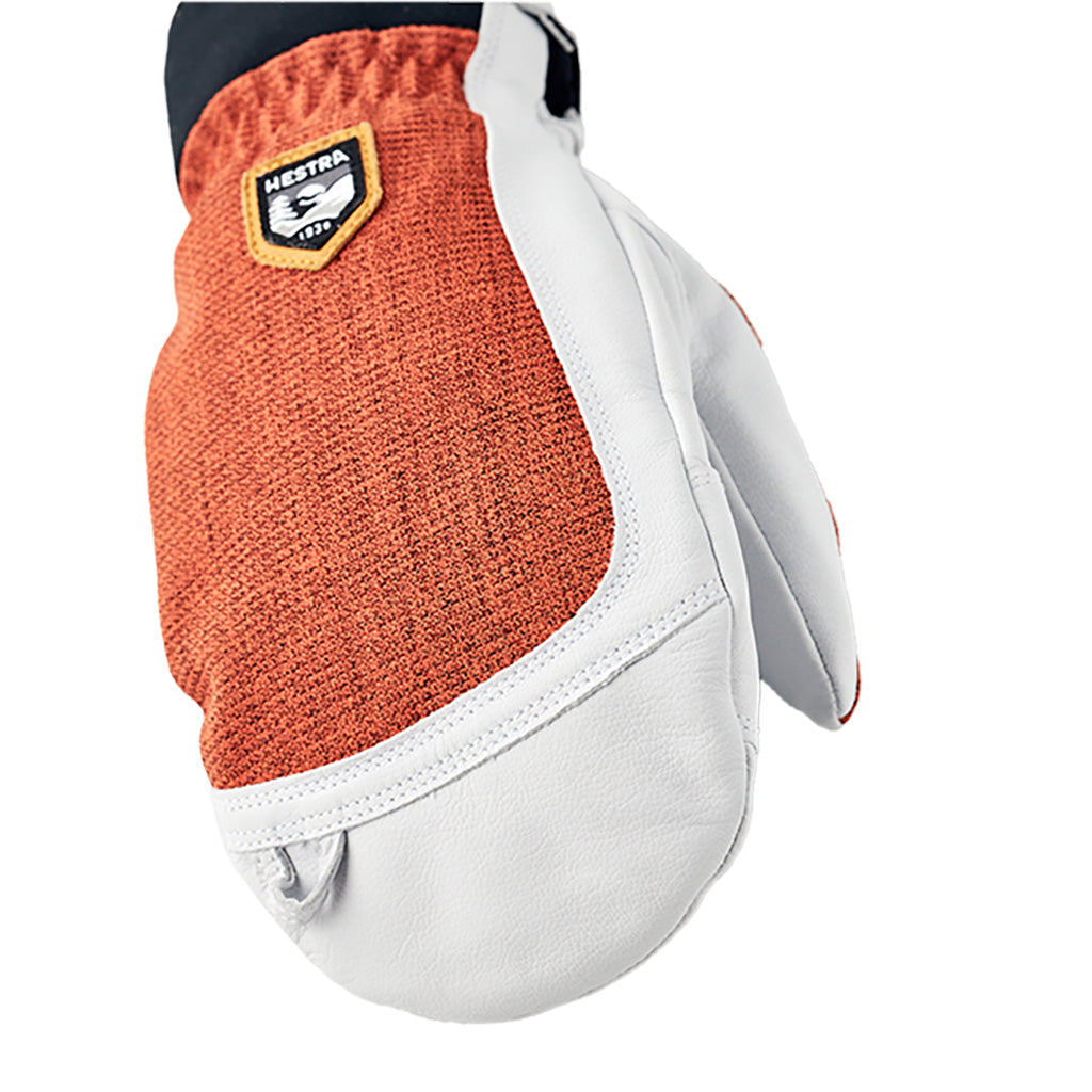 Army Leather Patrol Luffer i farven Brick rød set oppe fra