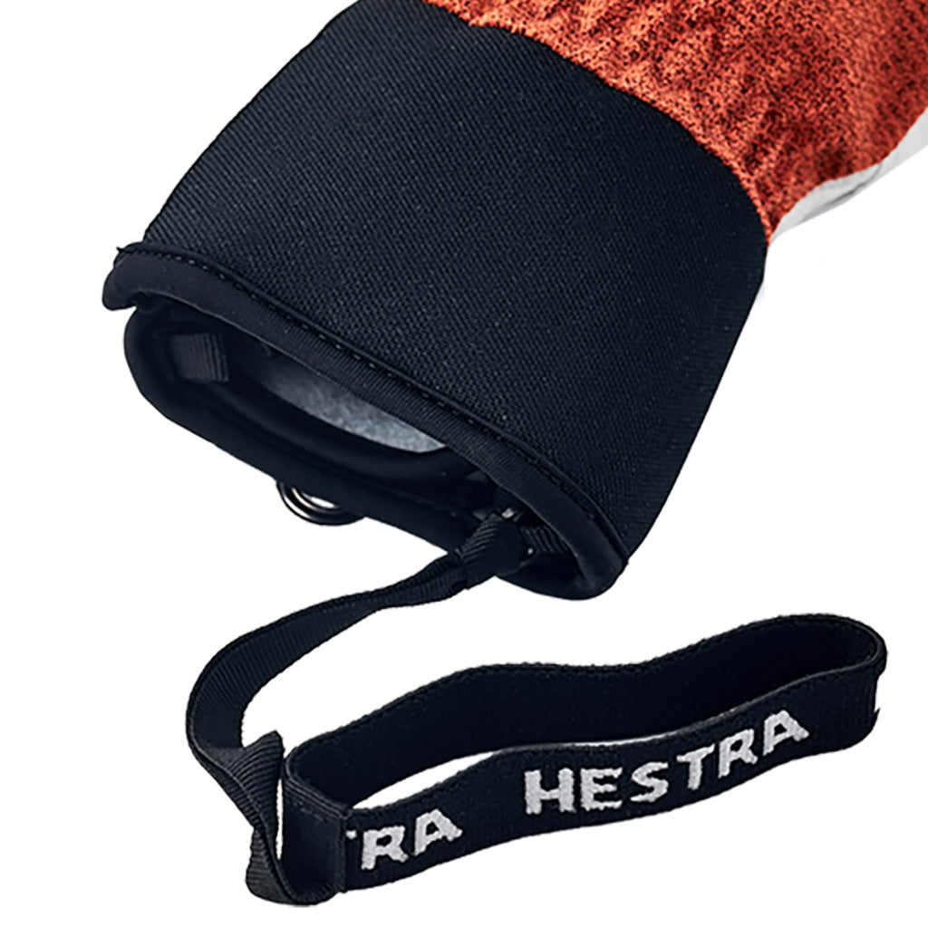 Army Leather Patrol Luffer i farven Brick rød nærbillede