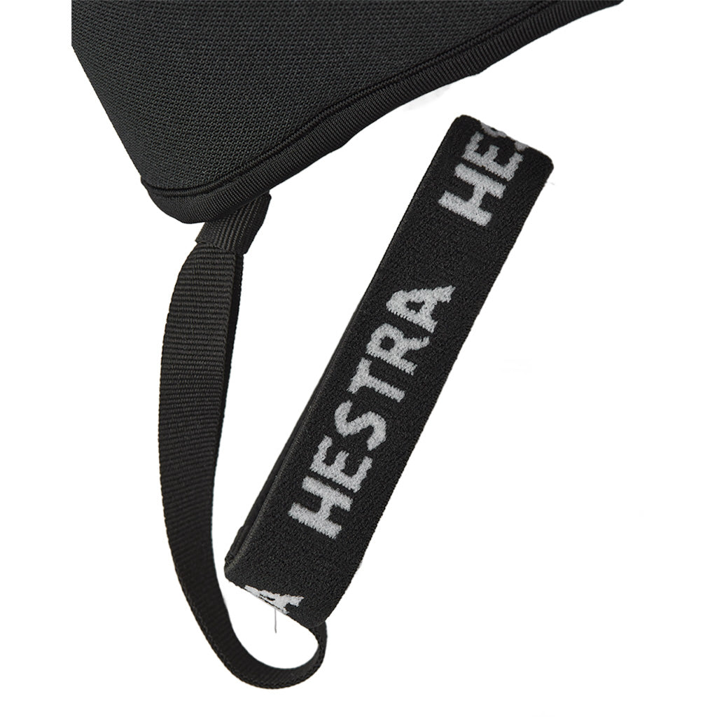 Army Leather Patrol 3 finger Handsker i farven Koks nærbillede