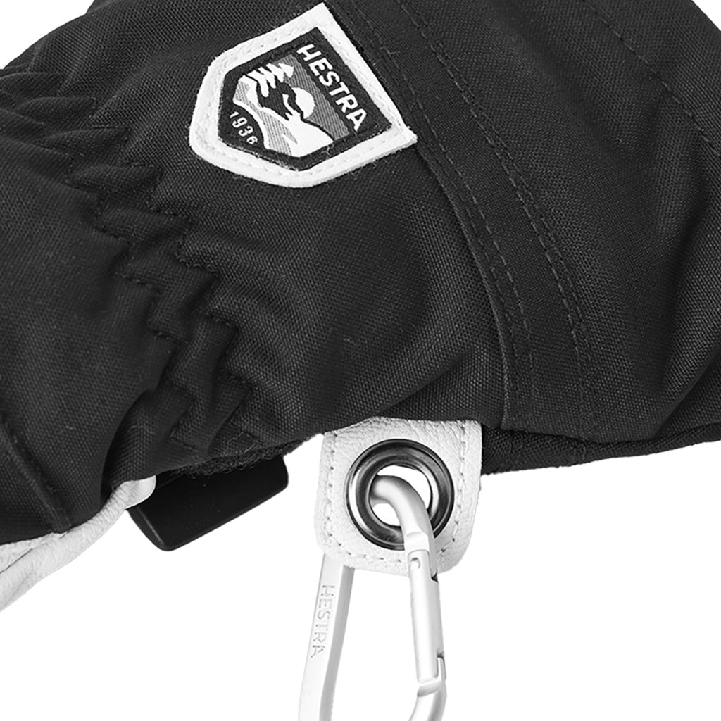 Heli Ski Luffer i farven sort/Offhvid nærbillede