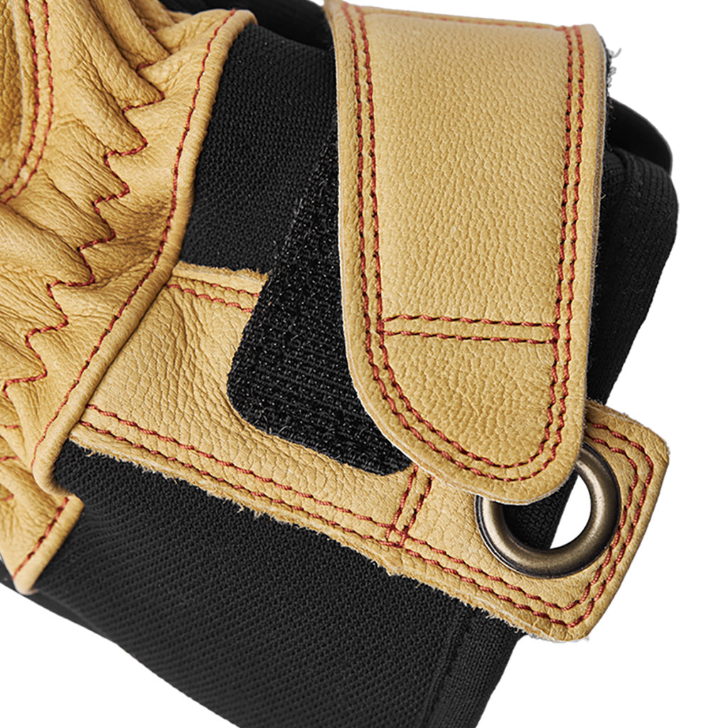 Ergo Grip Incline 5 finger Handsker i farven nærbillede af materiale