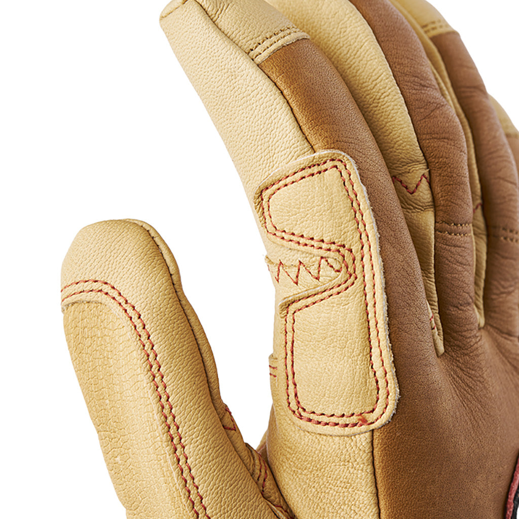 Ergo Grip Incline 5 finger Handsker i farven nærbillede af materiale