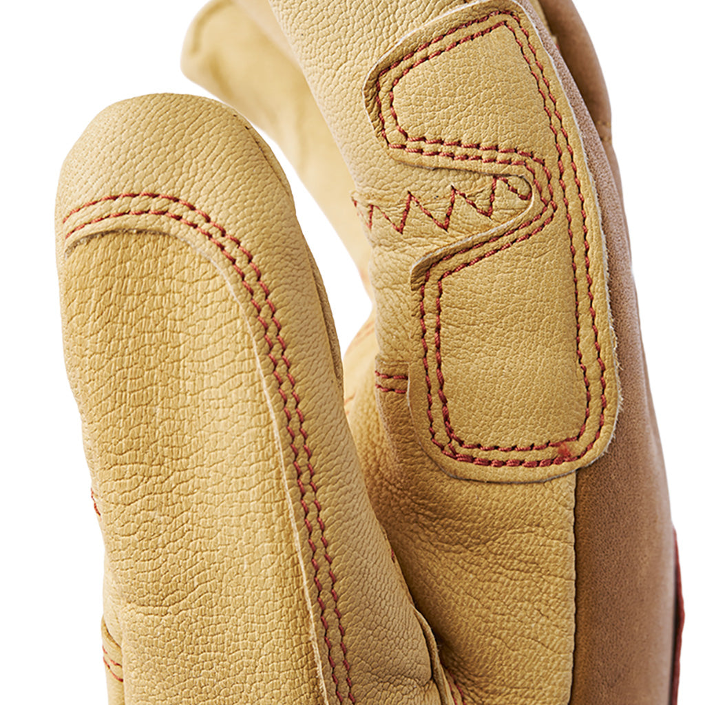 Ergo Grip Incline 5 finger Handsker i farven nærbillede af materiale