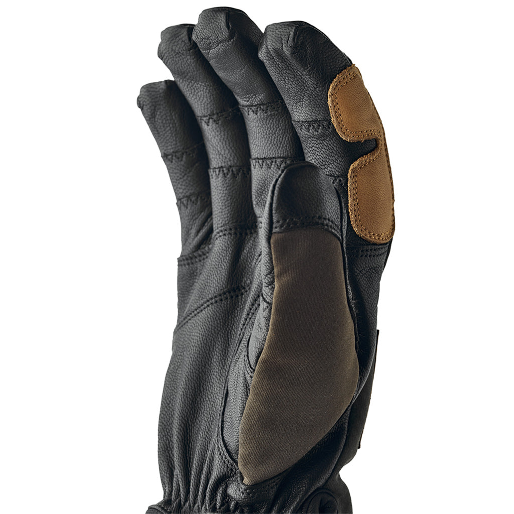 Ergo Grip Active Wool Terry Handsker i farven Dark Forest / sort set fra højre side
