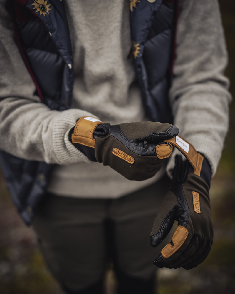 Ergo Grip Active Wool Terry 5 Finger - Handsker