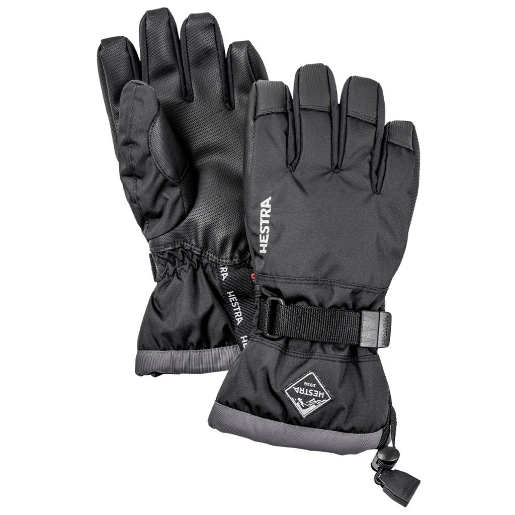 Gauntlet CZone Jr. 5 finger Handsker i farven sort/Graphite
