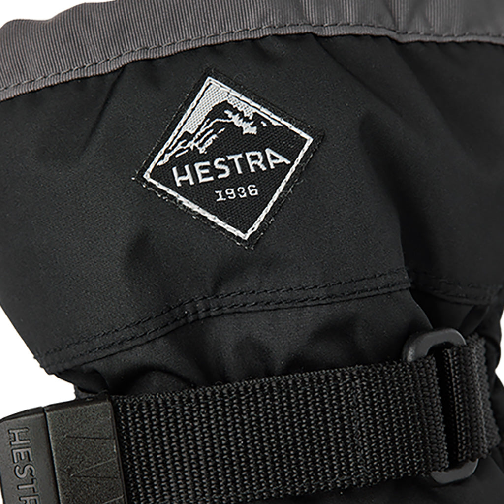 Gauntlet CZone Jr. 5 finger Handsker i farven sort/Graphite nærbillede