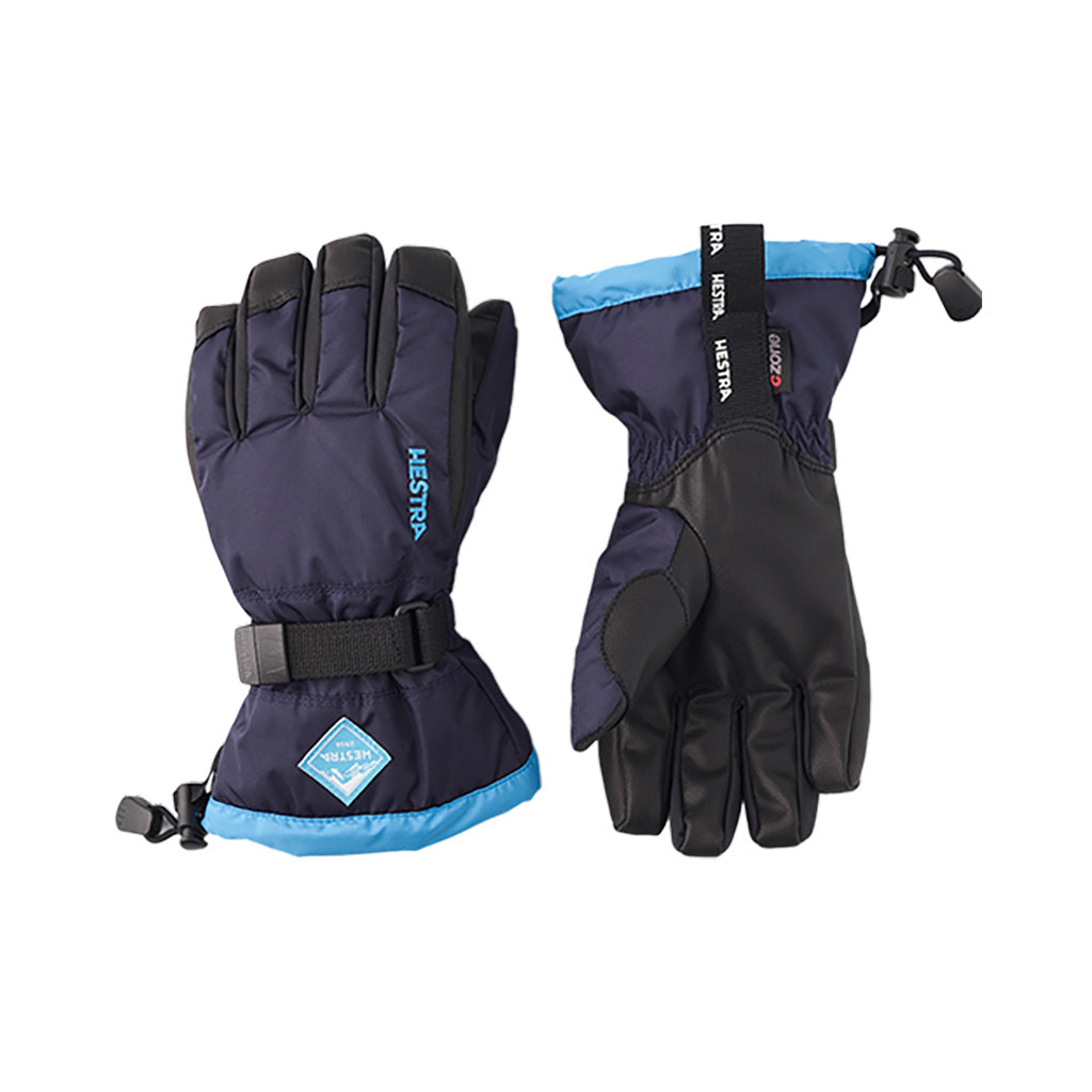 Gauntlet CZone Jr. 5 finger Handsker i farven Dark Navy/Sky blå
