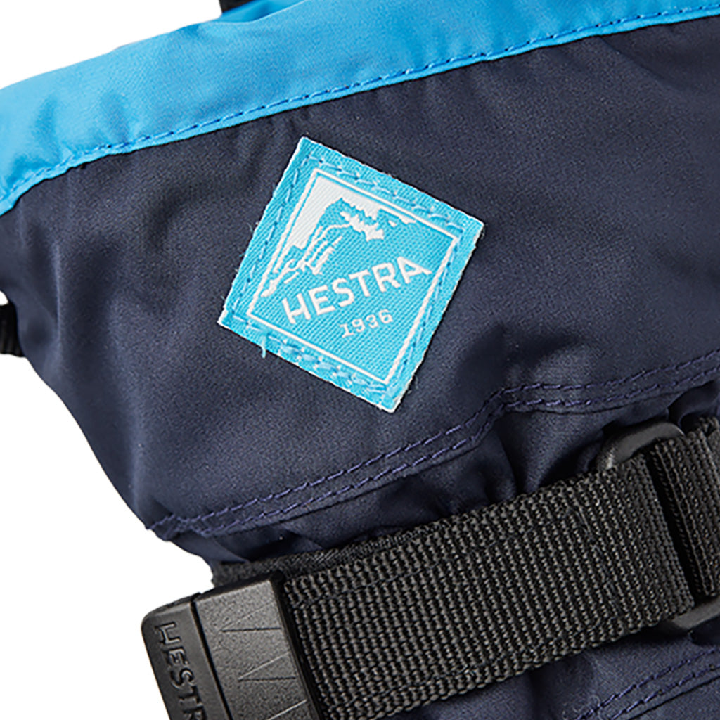 Gauntlet CZone Jr. 5 finger Handsker i farven Dark Navy/Sky blå nærbillede