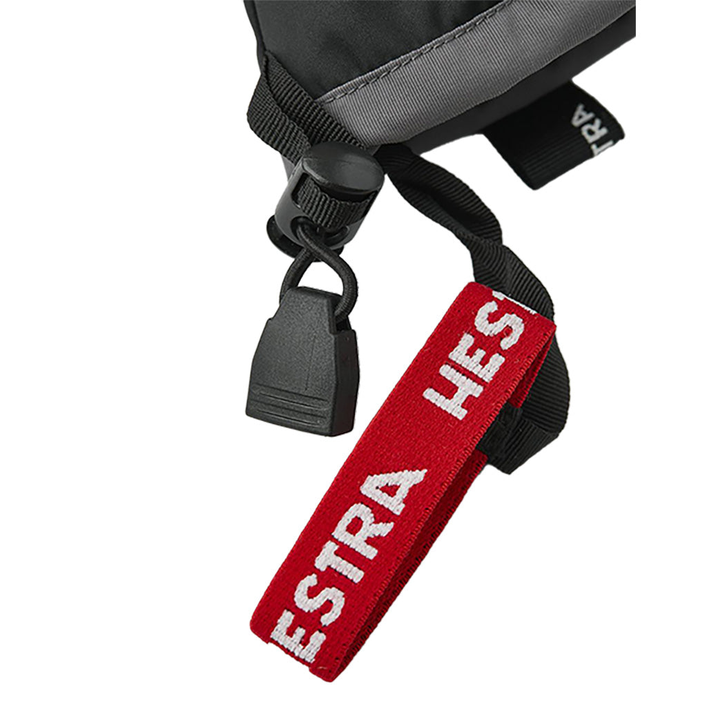 Gauntlet Czone jr. Luffer i farven Mitt sort/Graphite nærbillede af spænde