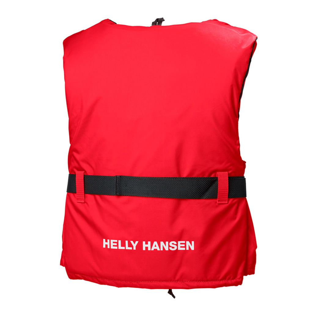 En Svømmevest, Sport II i farven rød/Ebony set bagfra