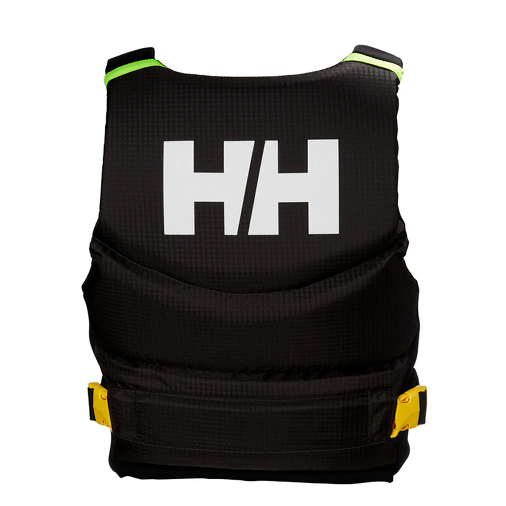 En Svømmevest, Rider Stealth Zip Vest i farven Ebony set bagfra